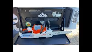 How to remove and reattach the bar and chain from the Stihl MSA 60 C chainsaw and file the teeth.