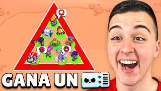 THE LAST ONE TO LEAVE THE TRIANGLE WINS 😱 Epic Minigames in Brawl Stars 👀🔥