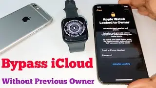 Apple Watch Locked To Owner Bypass iCloud Without Previous Owner |Unlock Apple Watch Activation Lock