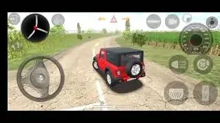 Dollor song modified withe mahinder thar village drive ,,👿 Indian car simulator 3d