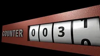 Davinci Resolve/Fusion - cool analog counter (free template & walkthrough)