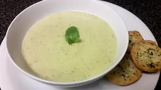 crema o puré de calabacín/ receta fácil y deliciosa