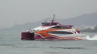 M/V SHI ZI YANG 9 獅子洋9 (Incat Crowther 40M) 30 knots sailing