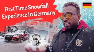 🇩🇪 🇩🇪   জার্মানিতে তুষারপাত অস্থির অনুভুতি | First Snowfall Experienced in Germany 🇩🇪   | Shahinator