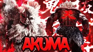 AKUMA IS FINALLY IN SF6 AND HES TOO FUN! (Akuma First Impressions)
