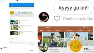 BRANDONIO (THE YOUTUBER) REPLIED TO MY DM (HE SUPPORT MY CHANNEL) *WE HIT 100 SUBSCRIBERS*