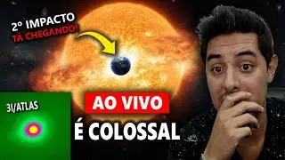 AO VIVO :TÁ CHEGANDO! SE PREPAREM PARA 2º IMPACTO DO SOL + NOVAS IMAGENS DO 3I/ATLAS