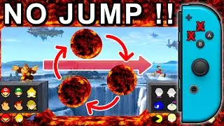 Who Can Pass The Rotating Lava Balls WITHOUT Jumping ? - Super Smash Bros. Ultimate