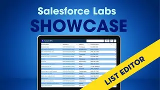 Salesforce Labs Showcase: List Editor Component
