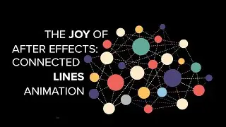 After Effects 2021 Connected Dots Network Node Animations with Interconnected Lines