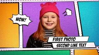 Kids And Teens | After Effects template | Comic Themed Opener