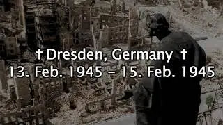 Gedenktag Dresden Memorial Day | Bombing Sound ambiance (original Bells)