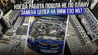 BMW 330D E93 N57 Problem. Chain Replacement with Cylinder Head Removal. 