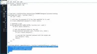 Password hashing using Mongoose - Node.js Tutorial 20