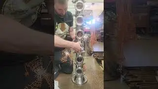 Packing A Flute With Copper Packing For The Highest Proof Moonshine We Can Get #distillation