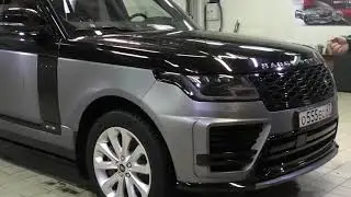 Range Rover. Полировка и оклейка капота