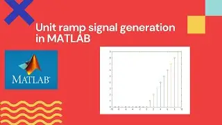 Matlab program for genrating unit Ramp signal