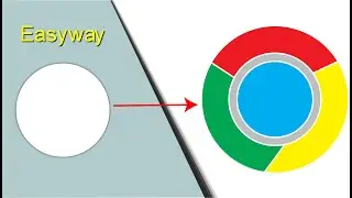 How To Make Google Chrome Logo in Adobe Illustrator #Pahadiguru