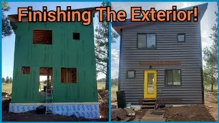 DIY Cabin Exterior (Metal Facia, Trim, Siding)