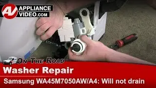 Samsung Washer Repair - Will Not Drain - Drain Pump