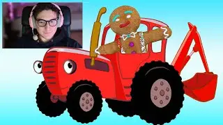 Blue tractor russian cartoon новая серия синий трактор едет к нам