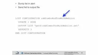 How do I get a list created in Analysis Pipeline to where I need it?