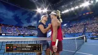 Angelique Kerber v Daria Gavrilova highlights (RR) | Mastercard Hopman Cup 2018