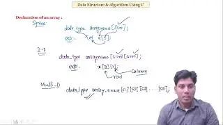 Define Array II Declaration & Initialization of an Array II Application of an array II