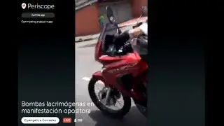 Manifestacion Marcha 18 de Mayo Venezuela - Policia no quiere avance