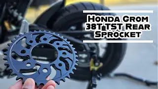 Honda GROM | TST Rear Sprocket Upgrade