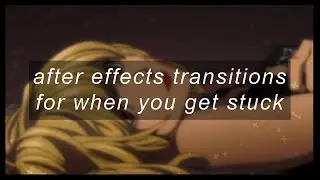 some of my favourite after effects transitions | YUUNKKI