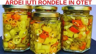 Ardei iuti rondele in otet