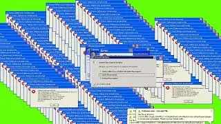 Windows error green screen
