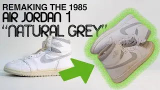 Making my own Air Jordan 1's (1985 