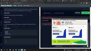 Cut #1 in Linux HackerRank