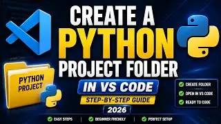 How to Create a Python Project Folder in VS Code | Step-by-Step Guide 