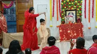 A cute dance by Mother & Son on the Ocassion of Mahavir Jayanti #djsanskarvatika #dance #jain