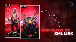 NEW LOBBY RED GLOW HD QUALITY CC ALIGHTMOTION FF XML || NEW TREND FF 🍁 4K QUALITY CC XML