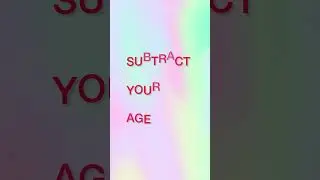 Age Trick #puzzle #trick #calculations #maths #shorts #challenge #comedy