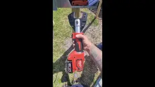 The Fastest Installation-Ready Cuts. The M18™ FORCE LOGIC™ Cable Cutter. 📽@thecarplumbtrician.