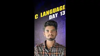 C Language   Day 13 | #clanguage #clanguageforbeginners #clanguageintelugu #clanguageprogramming