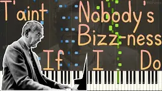Ralph Sutton - T'aint Nobody's Bizz-ness If I Do 1953 (Fast Harlem Stride Piano Synthesia)