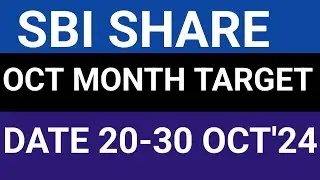 STATE BANK OF INDIA STOCK LATEST NEWS UPDATES 20OCT'24/SBIN SHARE LATEST NEWS UPDATES