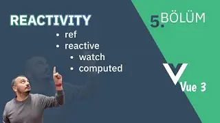 Vue 3 Lessons - Reactivity (ref, reactive, watch, and computed)