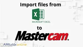 Excel Point Script import in Mastercam