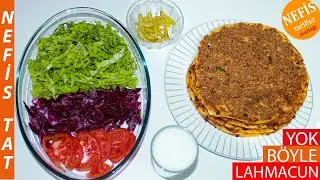 EVDE YAPIMI EN KOLAY LAHMACUN TARİFİ ✔️💯 HIZLI VE LEZZETLİ 😋