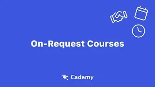 On-Request Services with Cademy: Scheduling tool for coaching, training, tuition & more