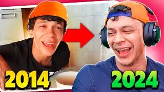 10 ANOS DEPOIS REAGINDO AOS MEUS VÍDEOS DE CACH4Ç4 KKKKKKKKKKKKKKK
