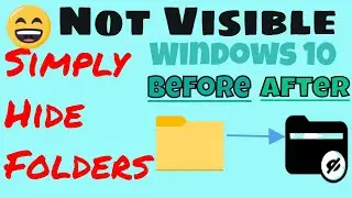 How to Hide folders in Windows Explorer in Windows 10 |working |100% privacy