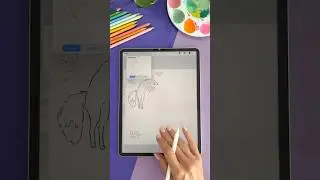 My new Procreate sketchbook spread #procreatedrawing